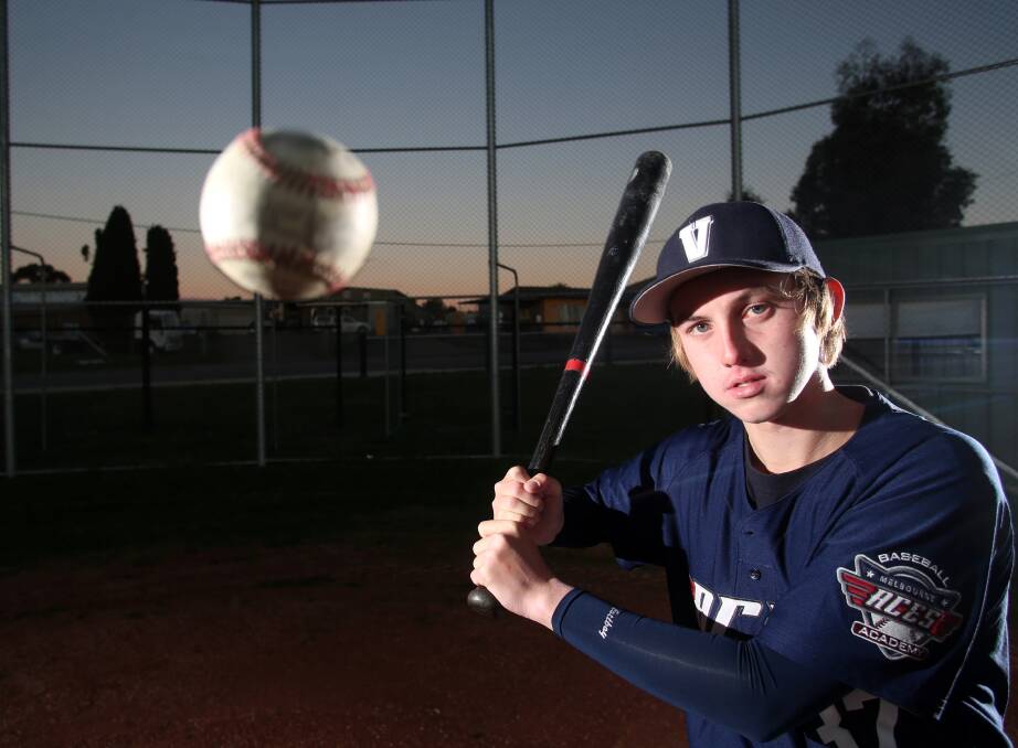 FOCUSED: Talented baseballer Lachlan Jack is aiming to represent Australia. Picture: GLENN DANIELS 