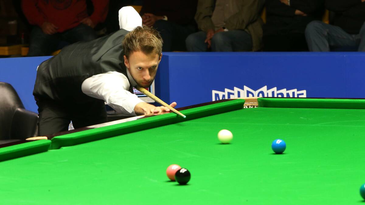 Judd Trump, the tournament's No. 3 seed, in his quarter-final victory on Friday at Bendigo Stadium. 