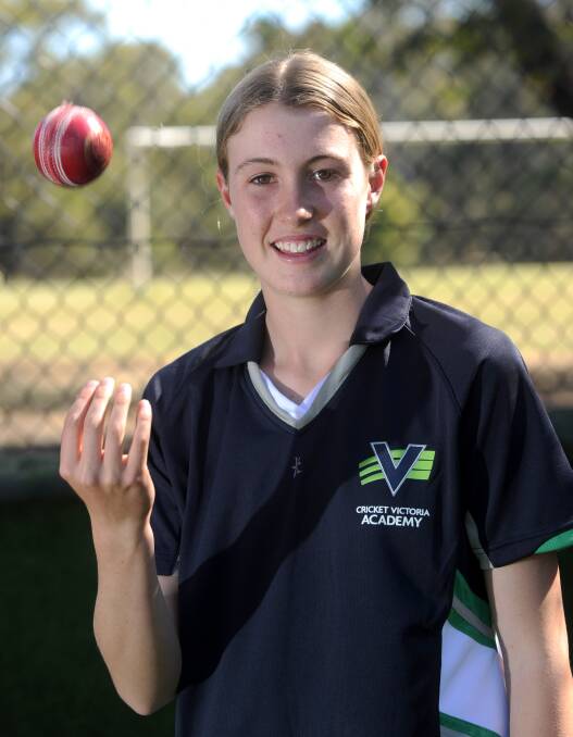 SKILFUL: Tayla Vlaeminck played cricket for Victoria this summer. Picture: JODIE DONNELLAN