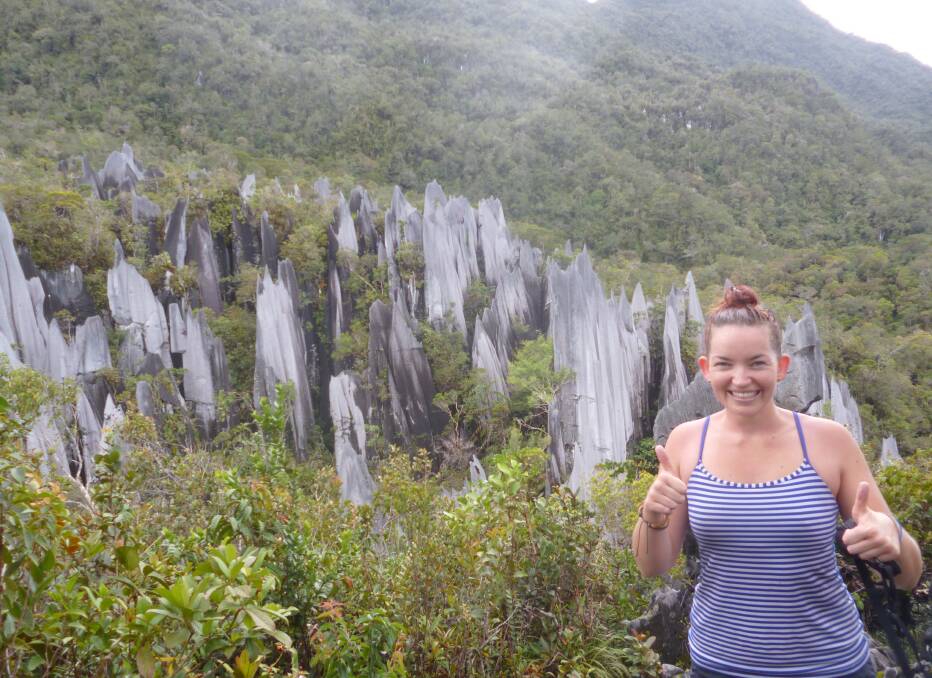 Reaching the Pinnacles in Borneo was an epic journey. Picture: SUPPLIED