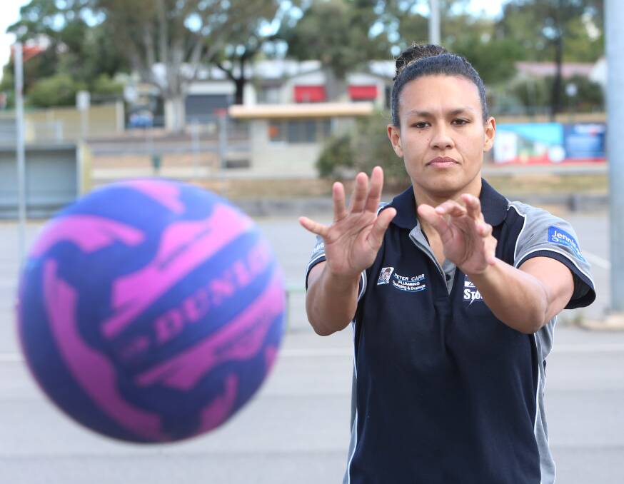 ON THE BALL: Coach Maleta Roberts is looking forward to her first season at the helm of Strath Storm. Picture: PETER WEAVING