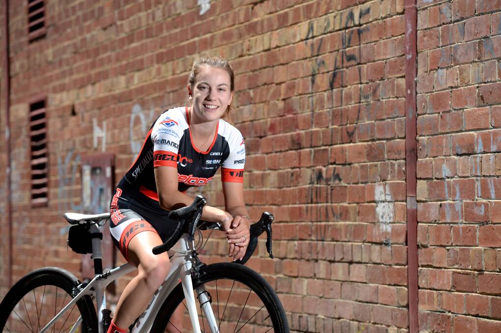 NEWCOMER: New Zealand rider Lydia Rippon, 17, is gaining experience on the Australian circuit with the Building Champions Women's Squad. Picture: JIM ALDERSEY
