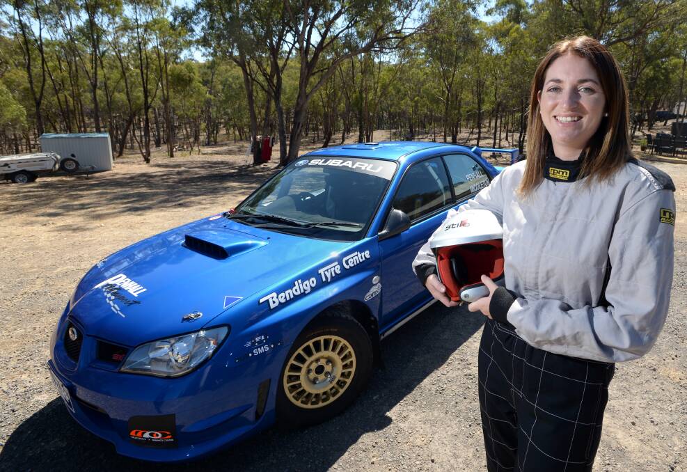 Rally co-driver Jolie Middleton