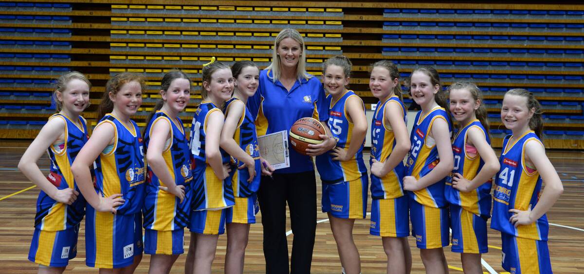 Nina Cass is looking forward to watching her under-14 Braves girls improve throughout the summer basketball season. Picture: JIM ALDERSEY