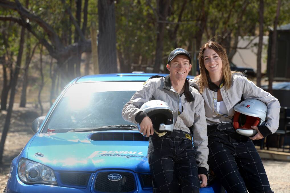 GOOD CAUSE: Tristan Penhall and Jolie Middleton will race the Victorian Noted Rally Series. Picture: JIM ALDERSEY