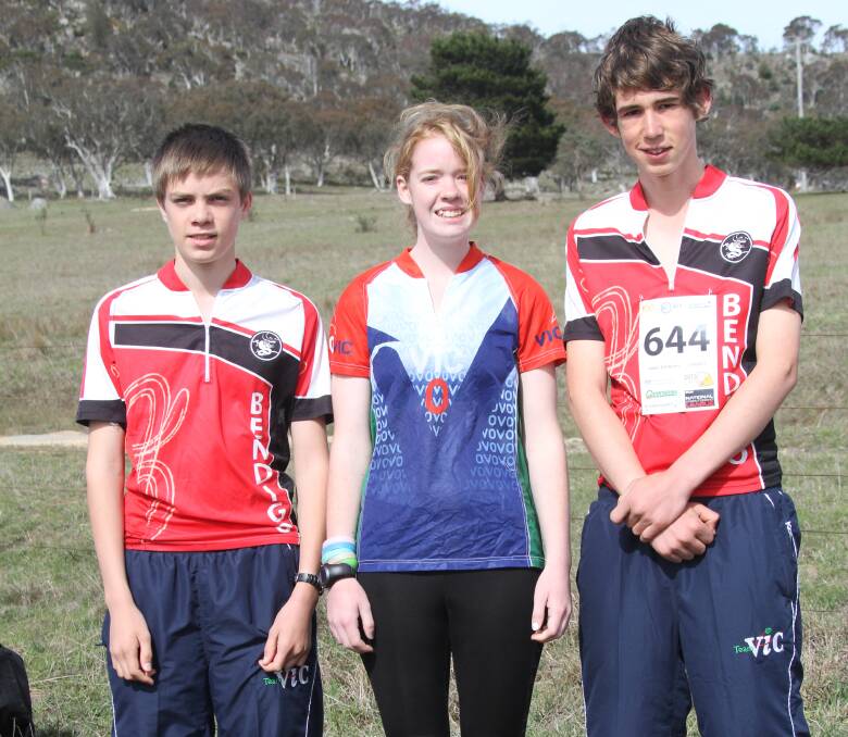 Lachlan Cherry, Leisha Maggs and Louis Cameron. Picture: CONTRIBUTED