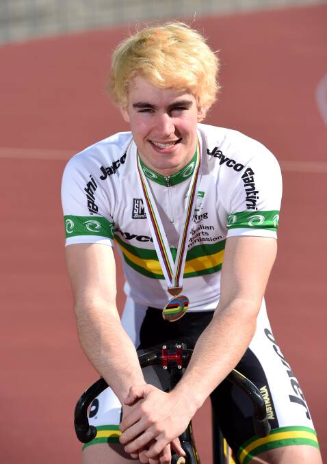 The bronze medal was the highlight of Braeden's riding career. Picture: JODIE DONELLAN