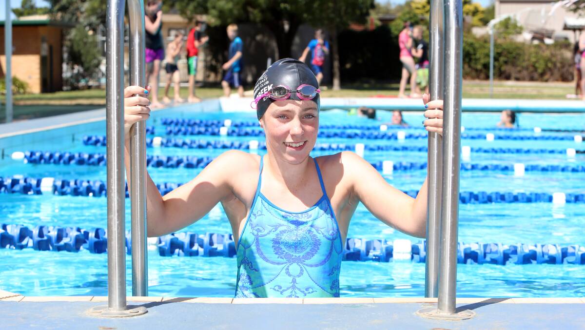Bendigo East swimming star Kiara Verbeek. 