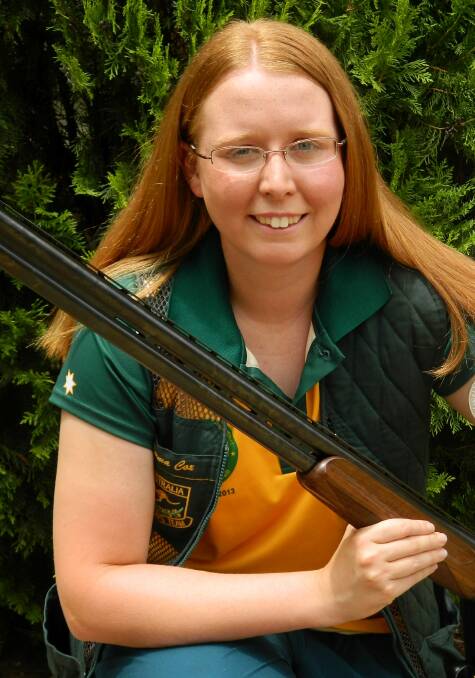 SHARPSHOOTER: Commonwealth Games shooting team member Emma Cox.