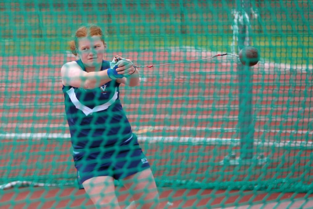 TEAM VIC: Olivia Graham will contest the hammer at the national junior titles.