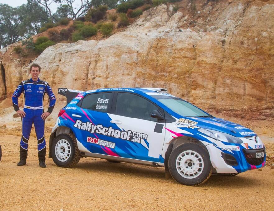 ALL SET: Brendan Reeves is ready to race in the Australian Rally Championship in his new-look Mazda2. Picture: SUPPLIED