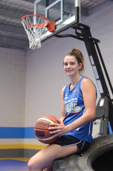 TALENT: Point guard Tessa Lavey is one of four Bendigo Spirit players named in the Australian Opals training squad. Picture: JIM ALDERSEY 