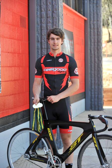 HONOUR: Cyclist Braeden Dean has been selected in Australia's junior track team.