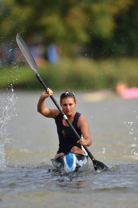 Kayak medal winner Rebecca Mann.
Picture: BRENDAN McCARTHY