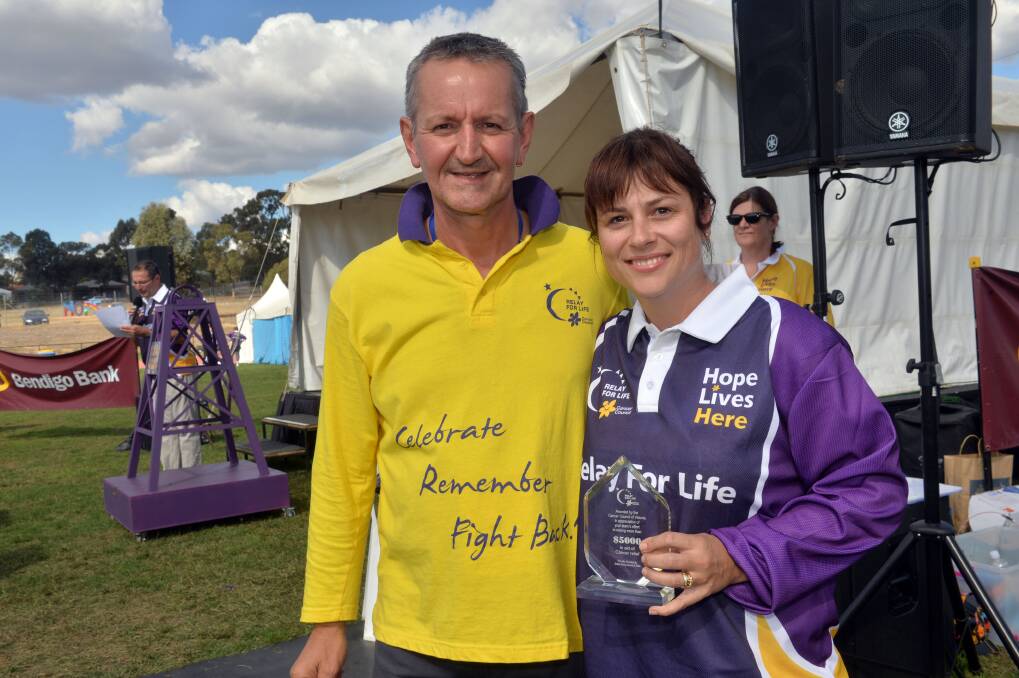 Award for $5000 or more fundraisers
 Rob Kean, Chairman of Bendigo RFL Committee and Emma Gretgrix of Roadrunners
