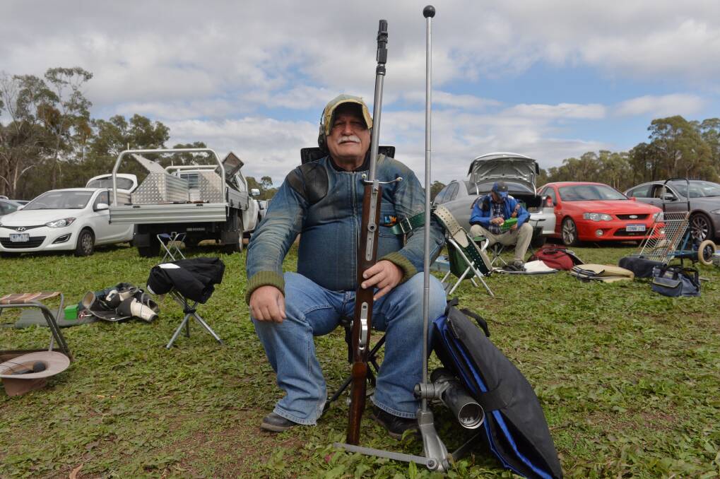 George Loch (Mgr Northern Territory Rifle Team)
Picture: BRENDAN McCARTHY
