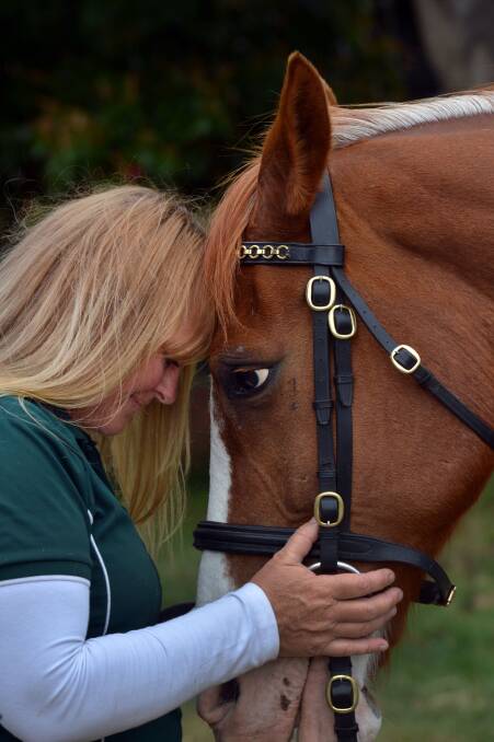 Dressage rider Sharon Butler and Ricky.
Picture: BRENDAN McCARTHY