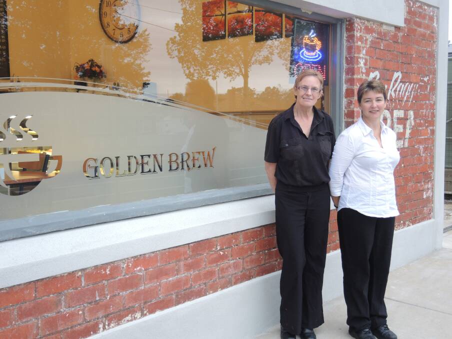 OPEN FOR BUSINESS: Owner Geraldine Allman and staff member Nikky Price. Picture: MADDIE WINES