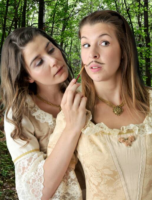 PERFORMERS: Marie-Claire Tchernomoroff and Lisa Dallinger who plays Rosalind. 