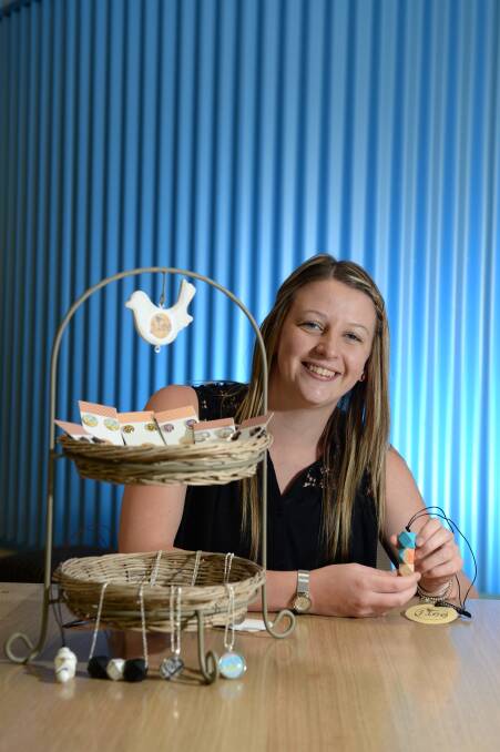 BUSINESS: Jenna Little is a woman of many talents. Picture: JIM ALDERSEY 
