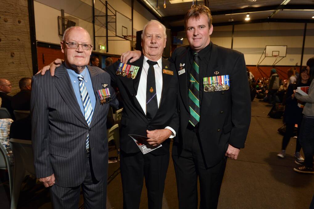 LEGACY: Victor Cahill, Murray Trimble and Glenn Ludeman were special guests. 
