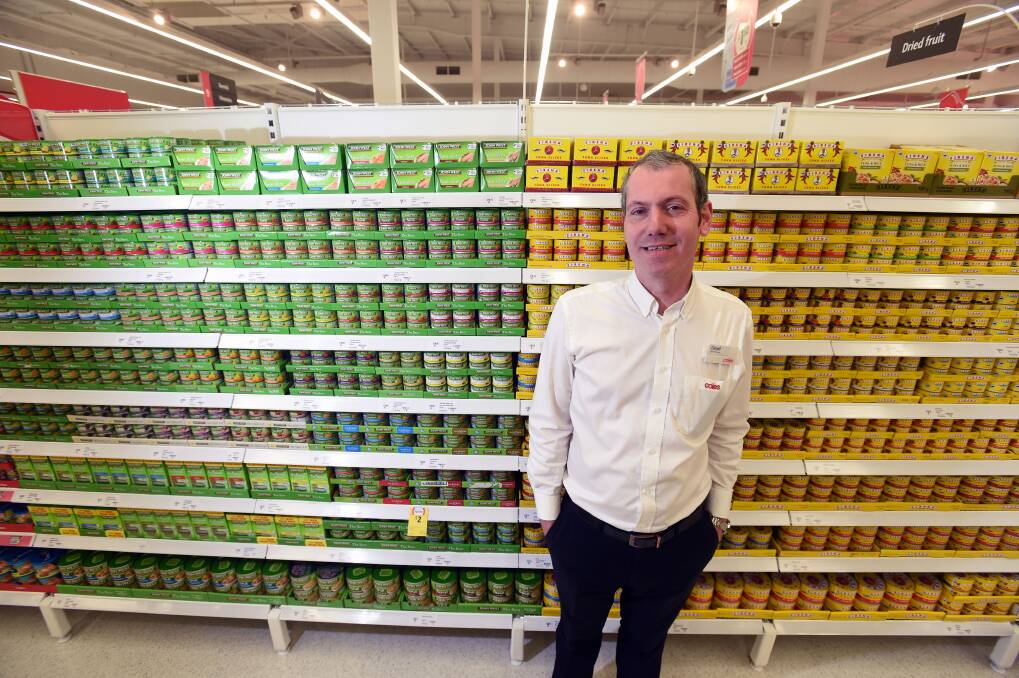 READY: Manager Lloyd Haggar is excited about the opening of the new store. Picture: JODIE DONNELLAN