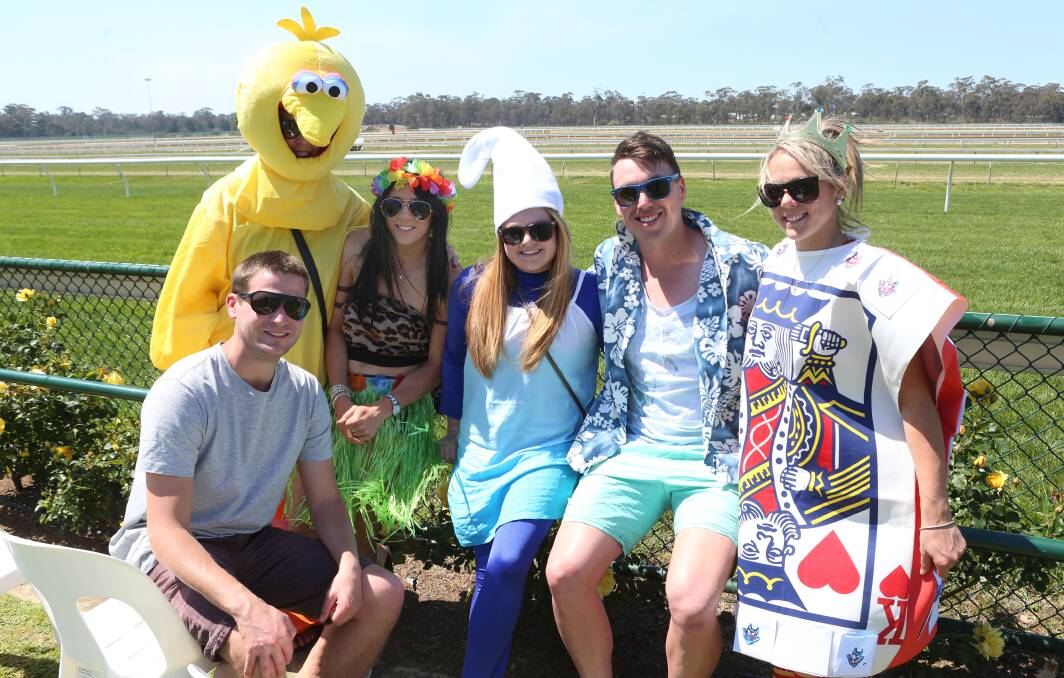 Bec Dunkley, Kara Blizzard, Skye Dunning, Joel Merry, Kirsty Hommes and Mark Difede. Picture: PETER WEAVING
