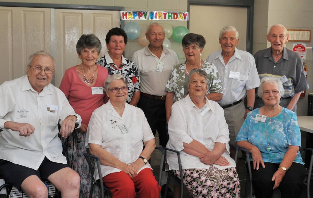 READY TO CELEBRATE: Founding members of the Probus Club of White Hills. Picture: KELLY LYONS 