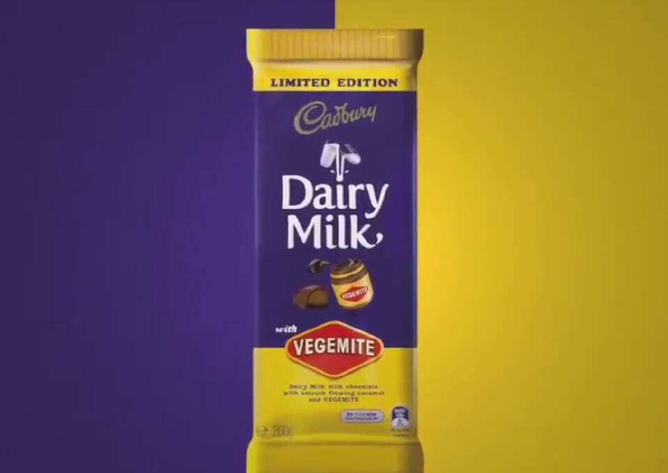 INTERESTING: A screenshot taken from Cadbury's advertisement for the new chocolate flavour. 