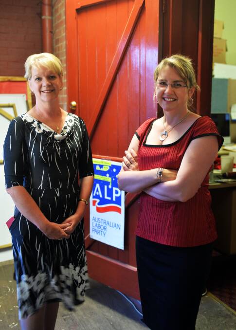 ANNOUNCE: Maree Edwards and Jacinta Allan announced the funding on Tuesday. 