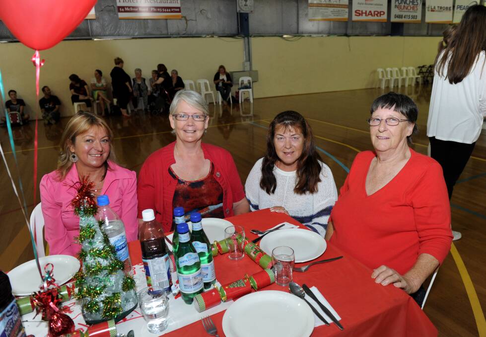 Sheryl McLean, Fiona Mummery, Kathy Kerr and Kaye Mitchell. Picture: JODIE DONNELLAN 
