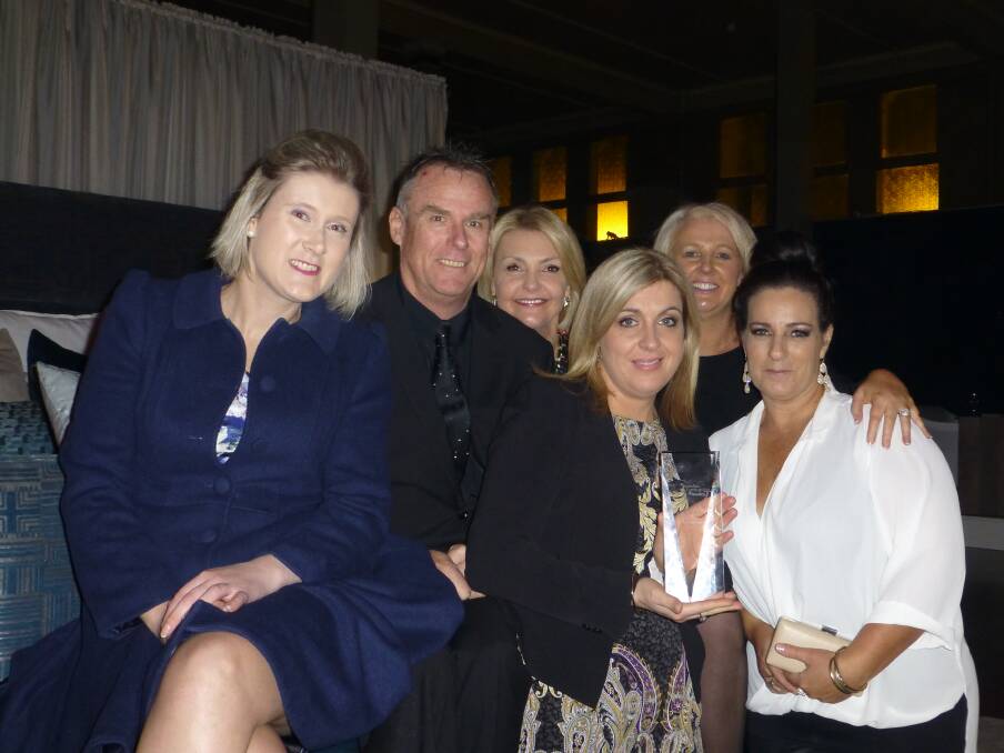 WINNERS: Make Your House A Home staff at the awards ceremony in Melbourne. Picture: CONTRIBUTED