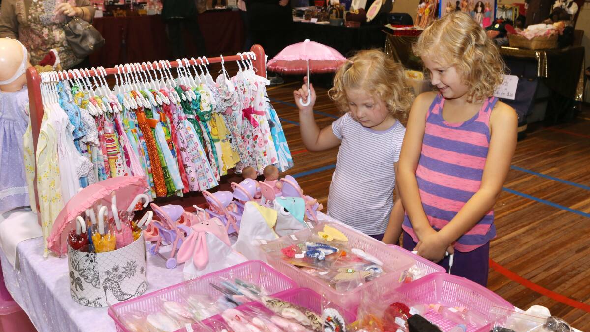 Bendigo's 23nd annual Doll and Teddy show to be held on the 22rd February 2014.
All proceeds from the show will go to Palliative Care Auxiliary.
Charlotte and Isabella Zerk from Golden Square. 
Picture: PETER WEAVING