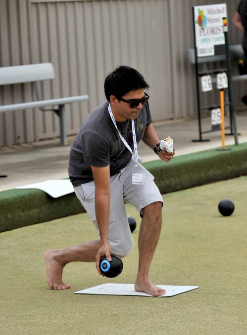 Grant Thornton accountants conference- Lawn bowls at Bendigo East lawn bowling club. Michael Jayaweera. 

Picture: JODIE DONNELLAN 