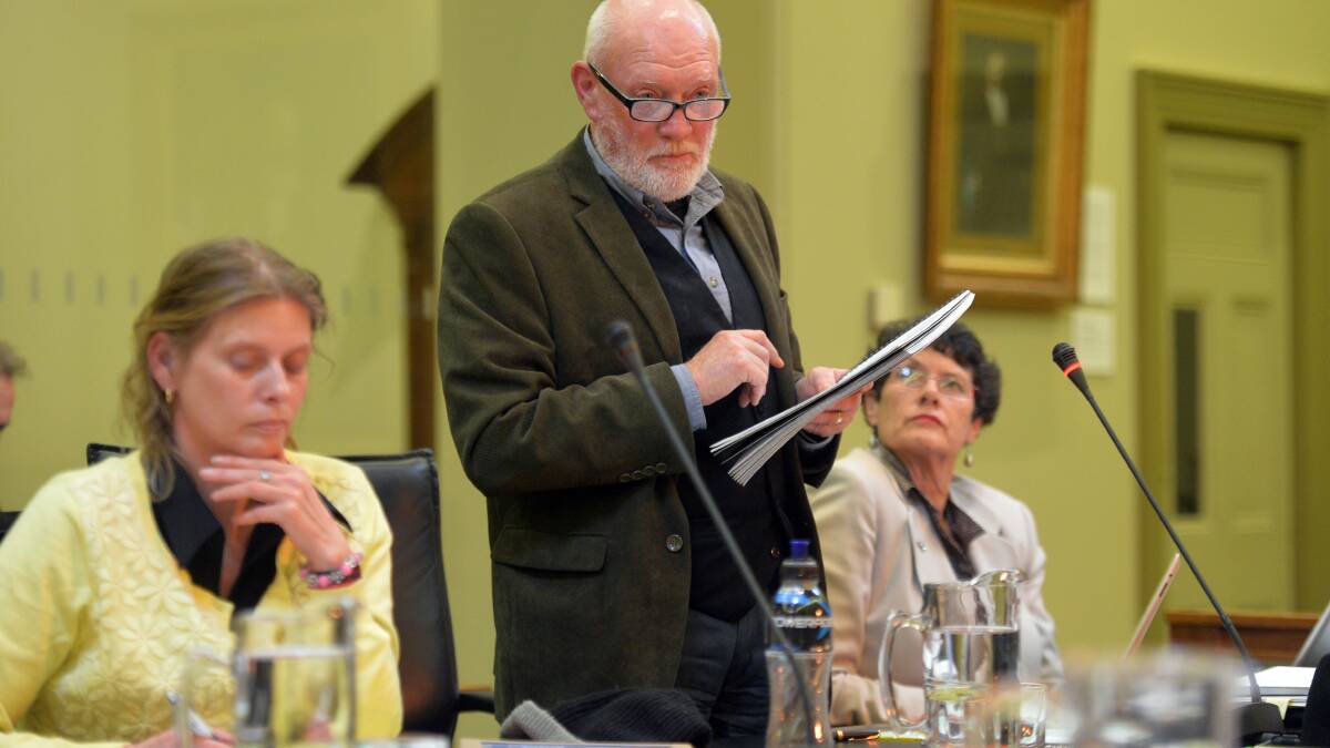 HOT TOPICS: Councillors Elise Chapman, Peter Cox and Helen Leach. Picture: BRENDAN McCARTHY