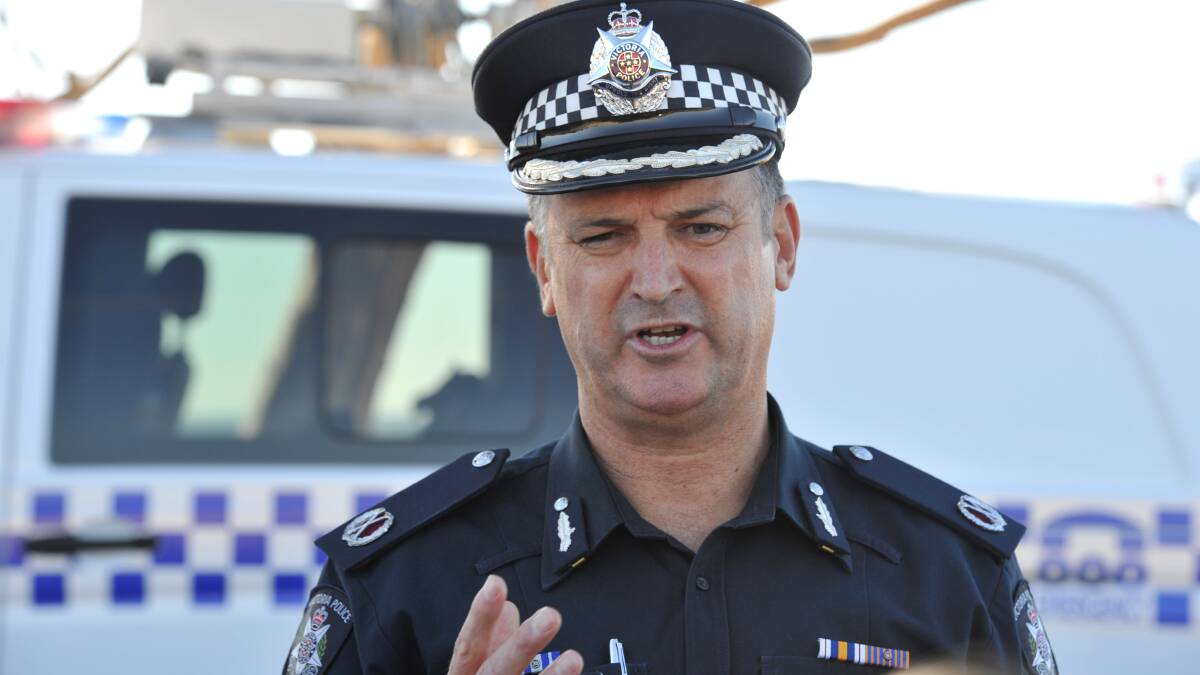 Victoria Police Assistant commissioner Robert Hill. Picture: JIM ALDERSEY