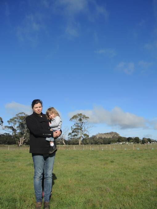 RESIDENTS: Megan and Jess Spielvogel at their Macedon property. Picture: EMMA-JAYNE SCHENK