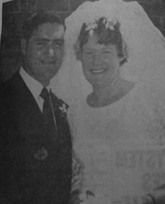Margaret Clarke and Bruce Cloke were married in St John's Presbyterian Church Forest Street.
