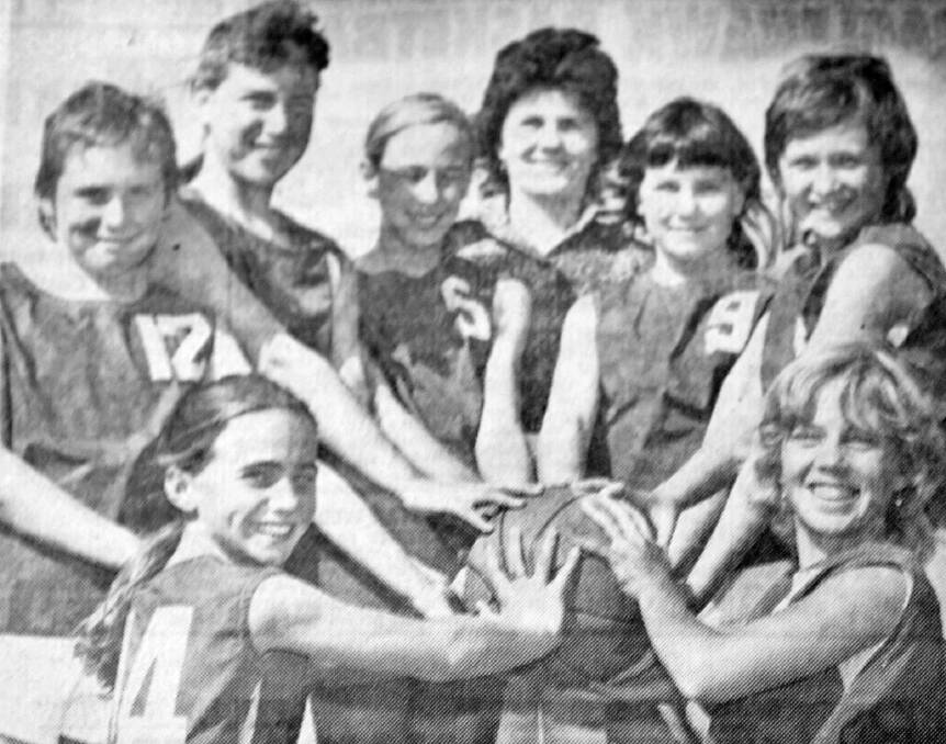 Sandhurst netball team were Victorian regional champions ~ L Edlin, C Kellet, J Nankivell, K Coulson, J Mulqueen, K Boxshall, T Berry, and D Waterman.
