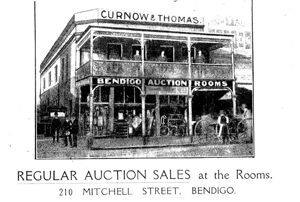 Curnow sale rooms, from the Ian Dyett Collection