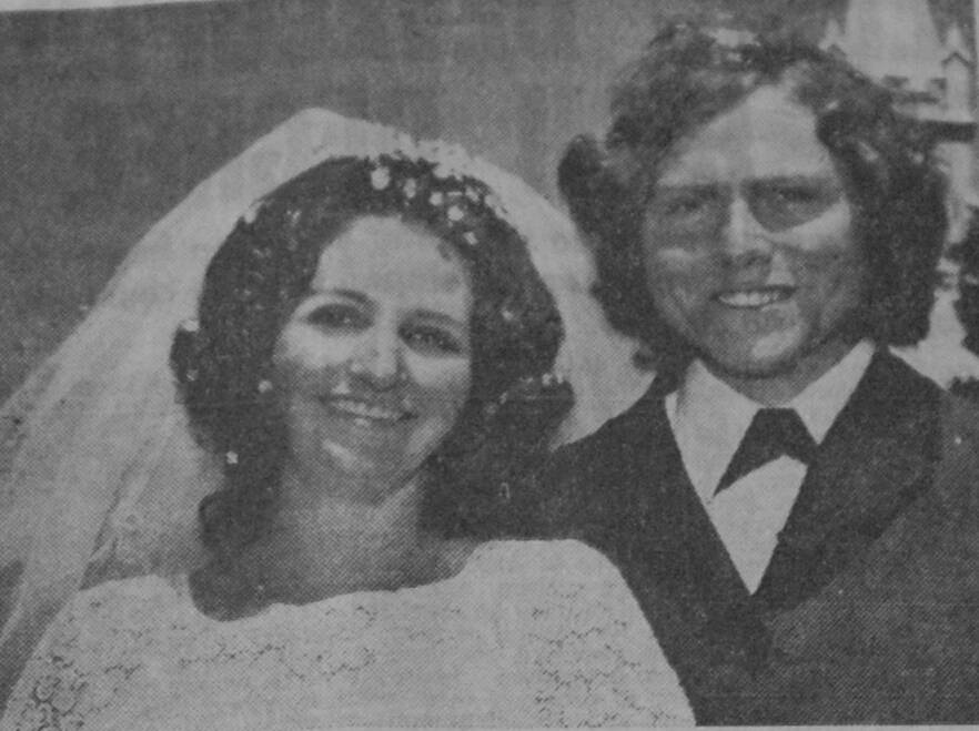Leonie Callanan and Desmond Holland were married in St Liborious Church Eaglehawk.
