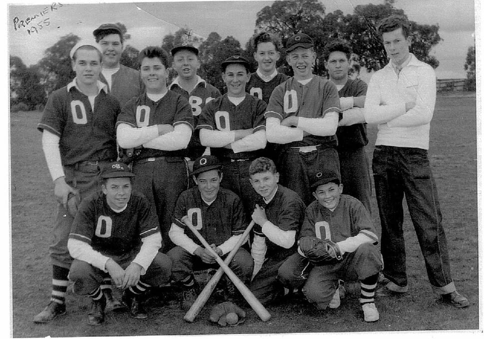 Bendigo Ordnance Factory Baseball Club Junior Premiers 1955