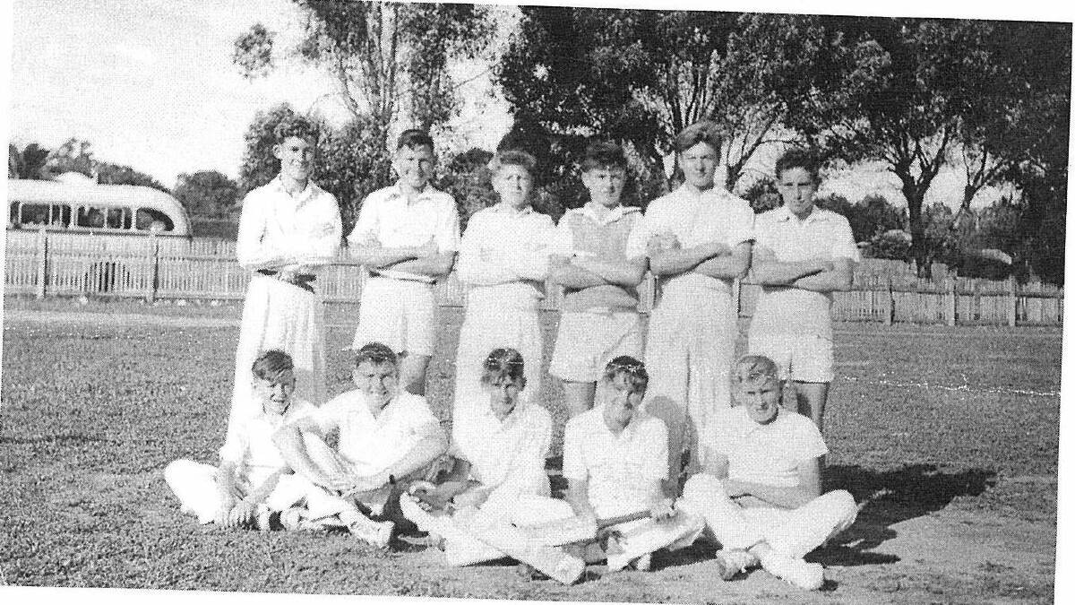 Bendigo Junior Technical School Cricket team 1955
