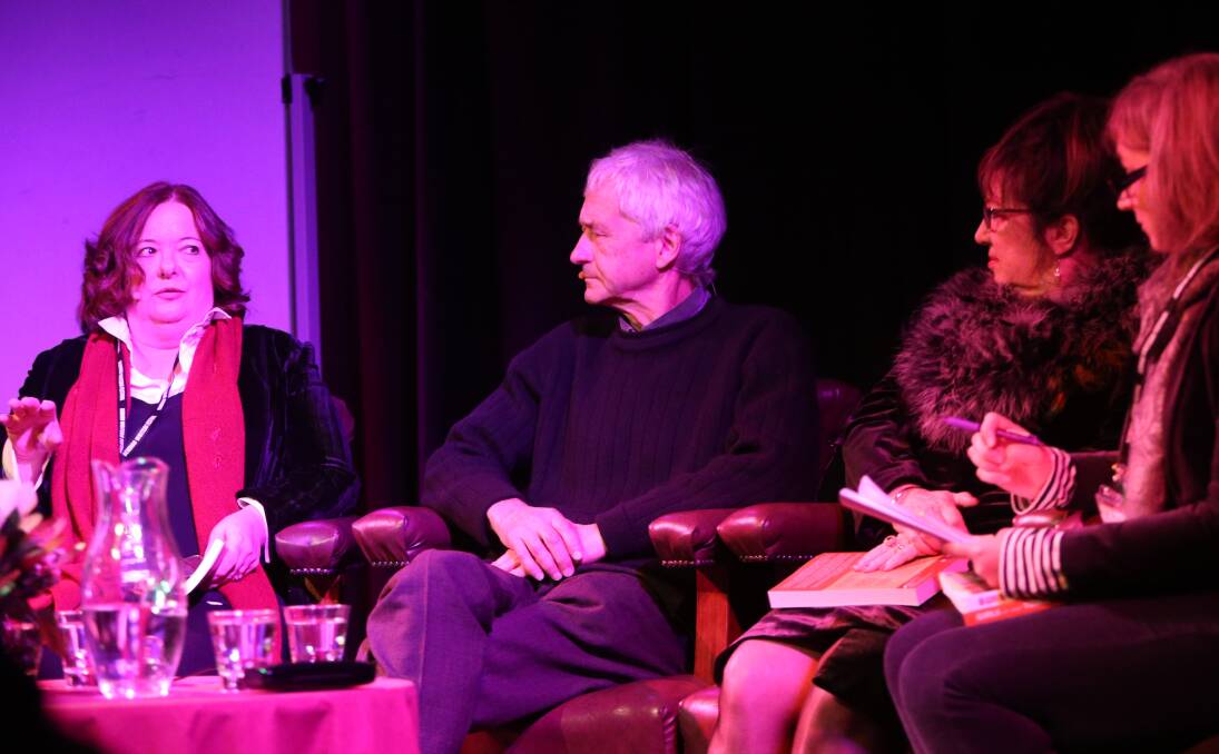 Panel: Writers (L-R) Anne Manne,  Bill Garner and Di Dempsey. Picture: GLENN DANIELS