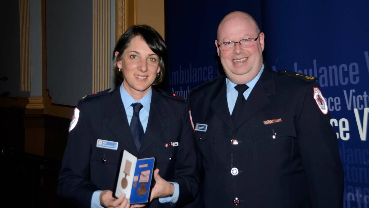 Paramedics were recognised at the Ambulance Victoria Service Awards in Bendigo. 