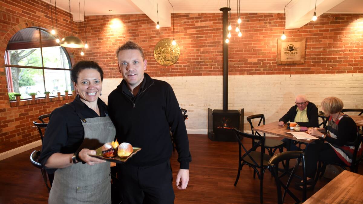 COSY: Amanda Fowler and Danny McGrath, owners of Fig and Fowl. Picture: JODIE WIEGARD 