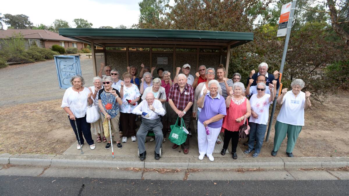 Bendigo Retirement Village residents and other local residents are unhappy about changes to their bus route. Picture: JIM ALDERSEY