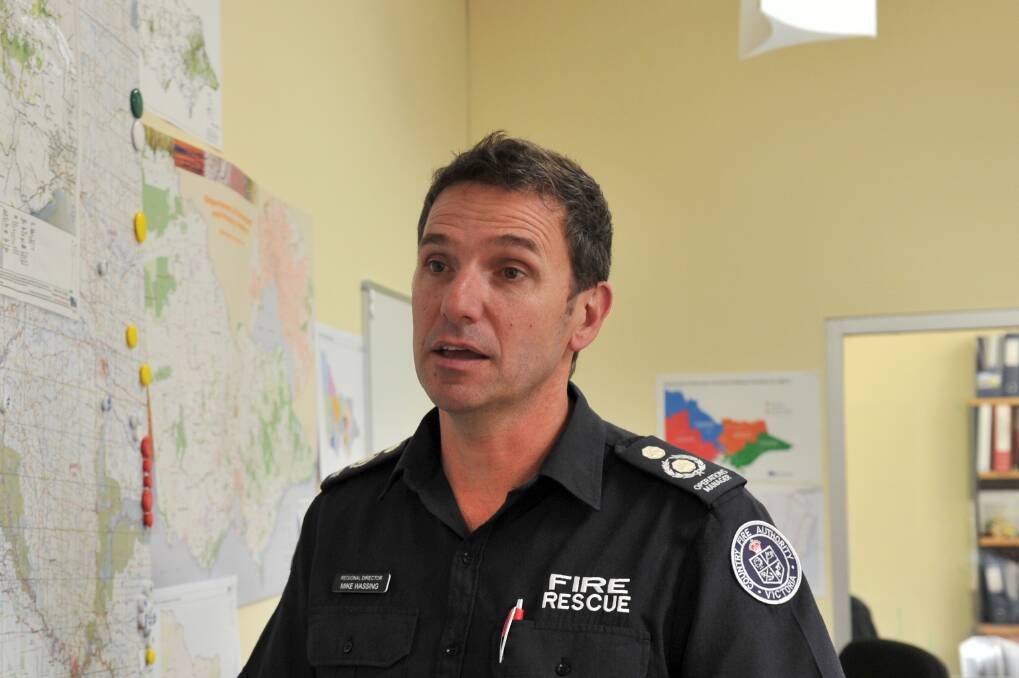 CFA assistant chief officer Mike Wassing.