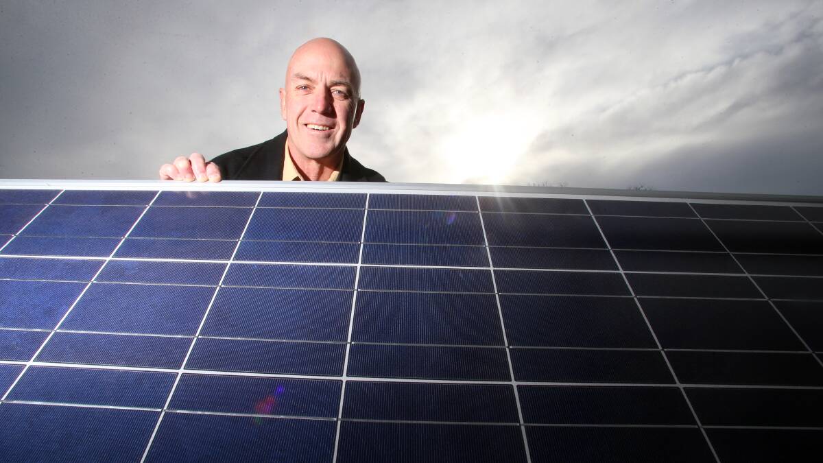 Power: Bendigo Sustainability Group president Keith Reynard. Picture: GLENN DANIELS