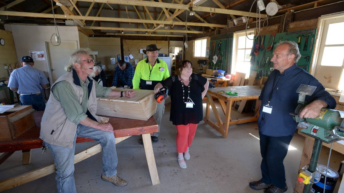 Heathcote Men's Shed was launched at Heathcote Community House. Pictures: JIM ALDERSEY